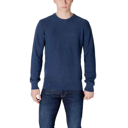 Guess Blue Cotton Sweater