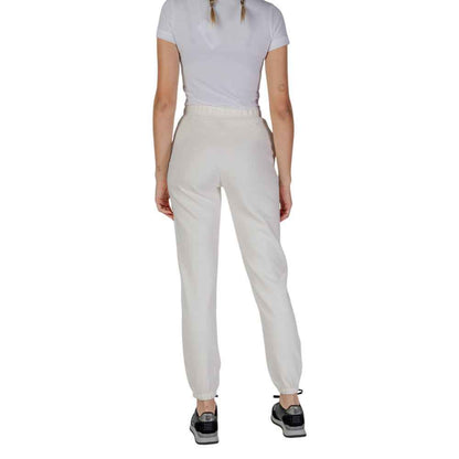 Guess Active Cream Polyester Joggers Workout Pant