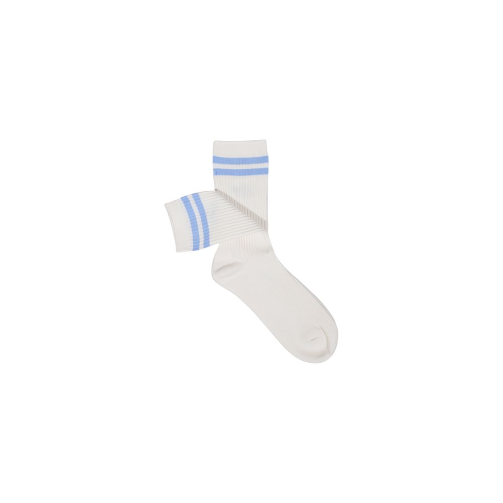 Active Cotton Socks White Guess College V5RZ04 Z3LH0