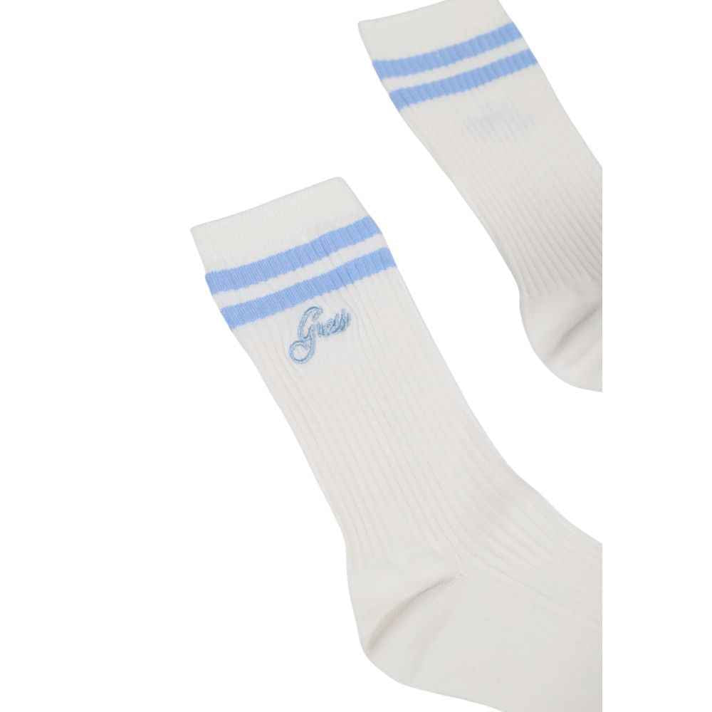 Guess Active White Cotton Sock