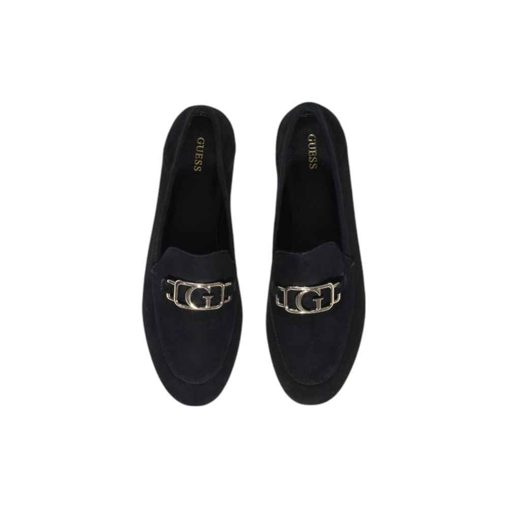 Guess Black Leather Platform
