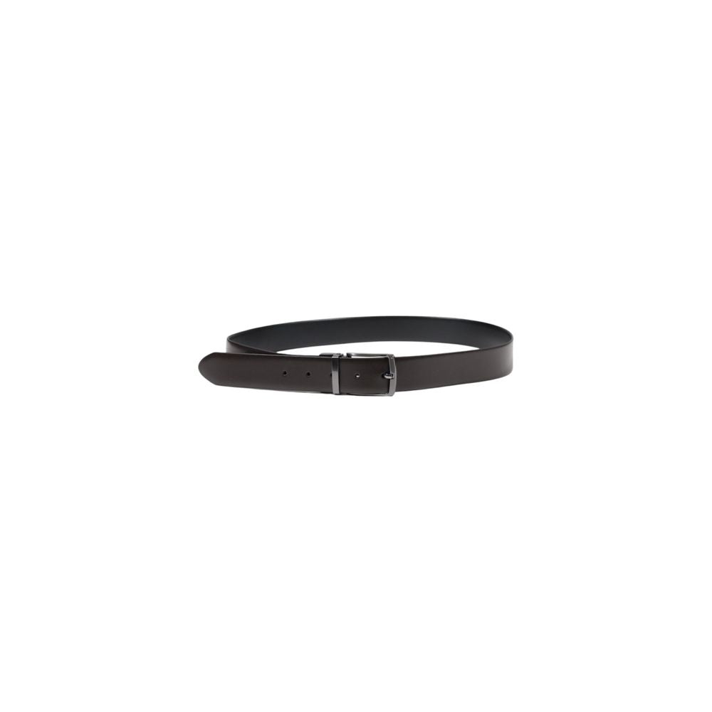 Guess Leather Belt Vezzola Adjustable Brown P5135 for Men