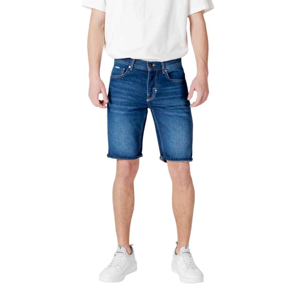 Antony Morato Blue Cotton Bermuda