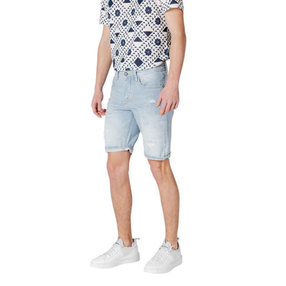 Antony Morato Light Blue Cotton Bermuda