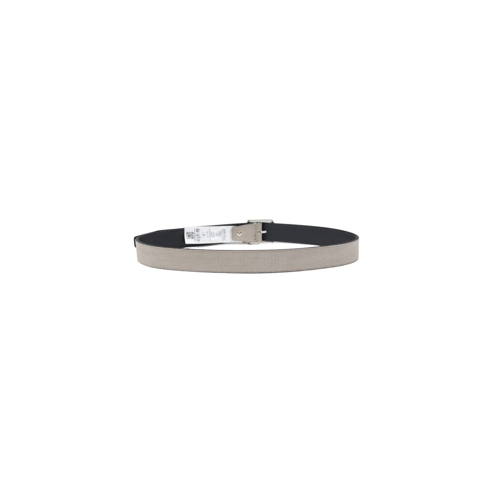 Gray Leather Belt Antony Morato Luxury Accessory For Men