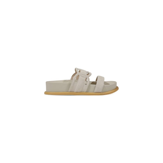 Gray Leather Sandals Liu Jo Loren 06 SA5125 PX002 Women's