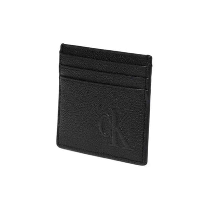 Calvin Klein Jeans Black Leather Cardholder