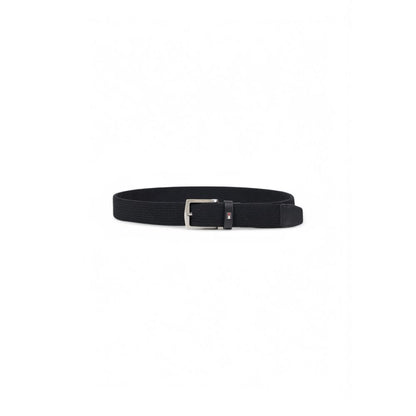 Tommy Hilfiger Denton Recycled Polyester Elastic Belt Black