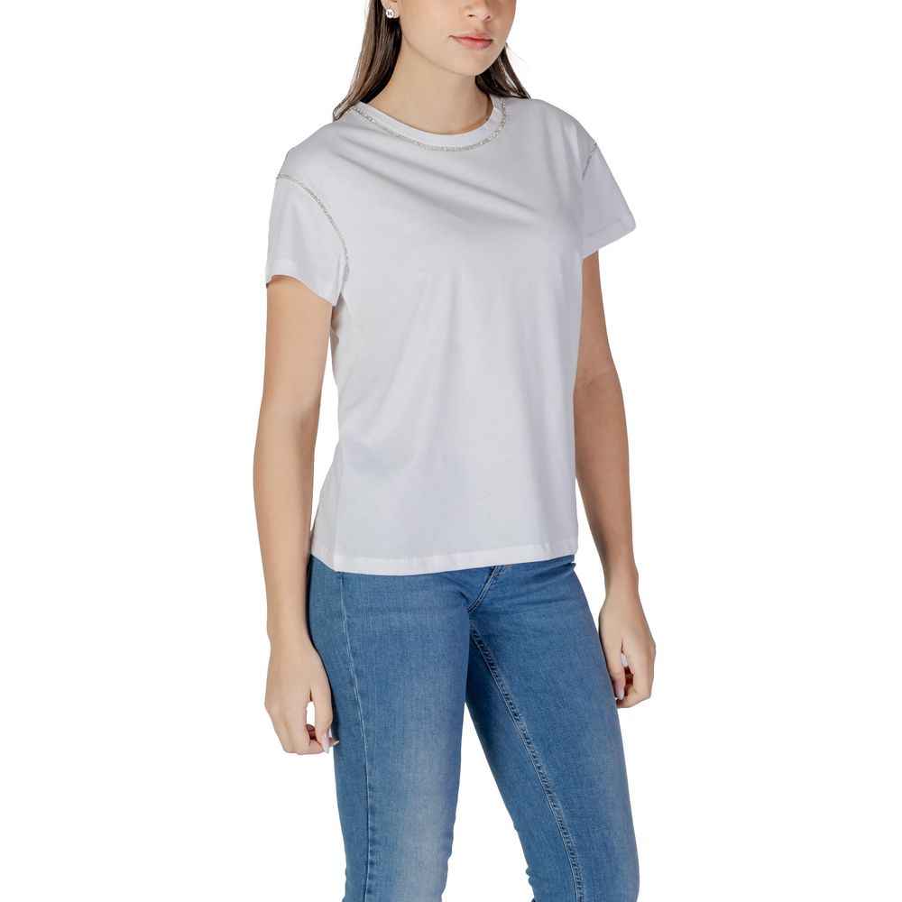Liu Jo White Cotton T-Shirt