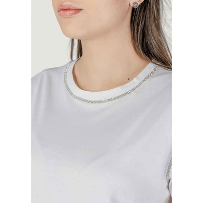 Liu Jo White Cotton T-Shirt