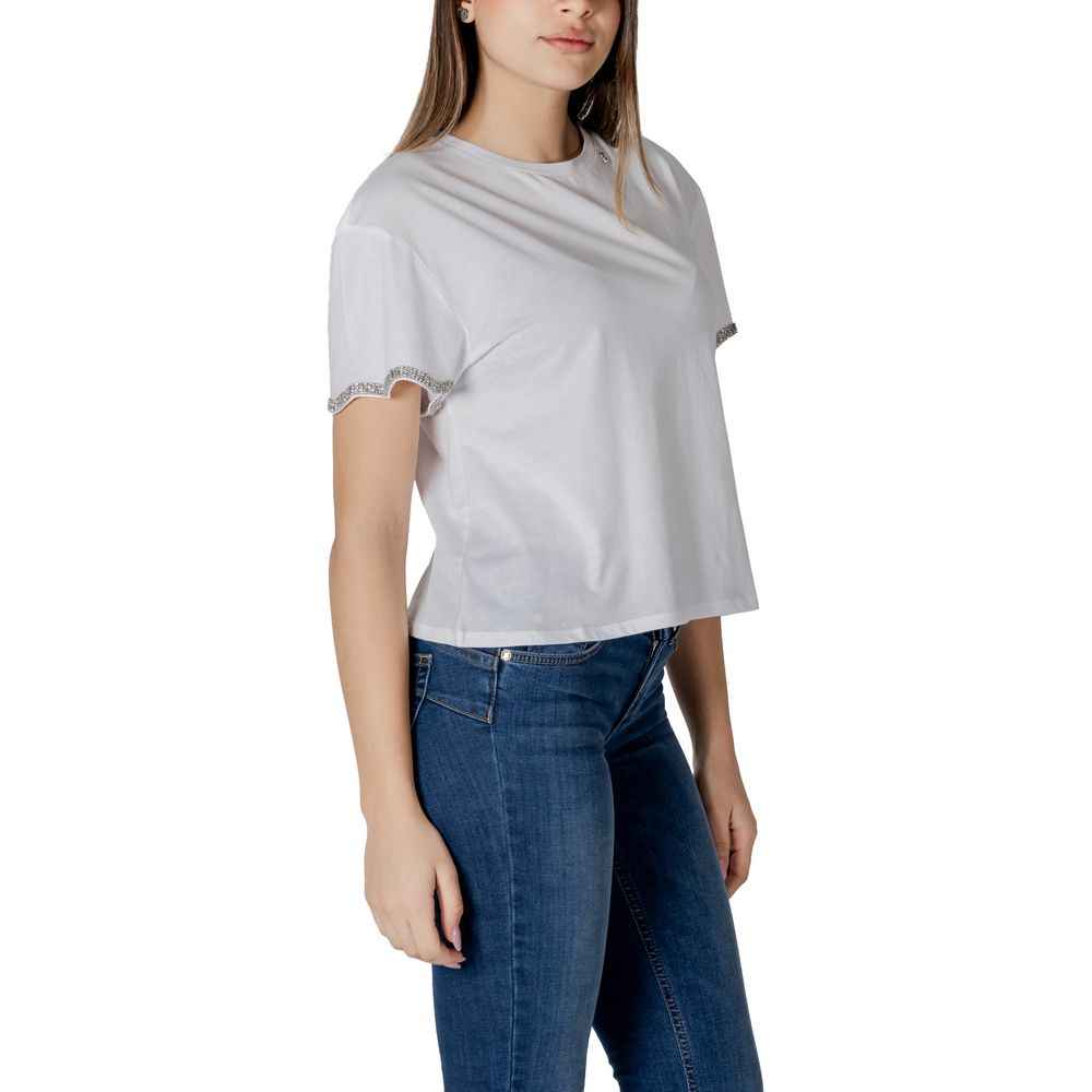 Liu Jo White Cotton T-Shirt