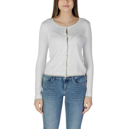 Liu Jo White Viscose Cardigan
