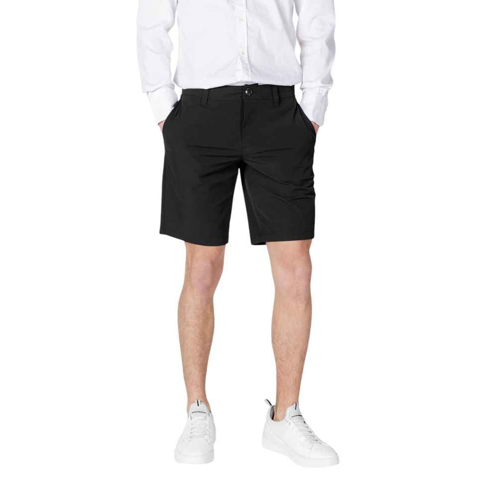 Armani Exchange Black Polyamide Bermuda