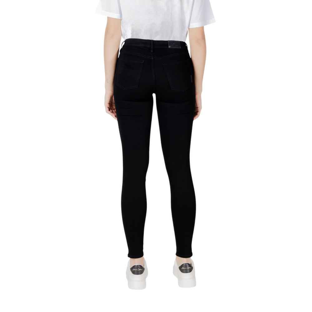 Armani Exchange Black Cotton Skinny Jean