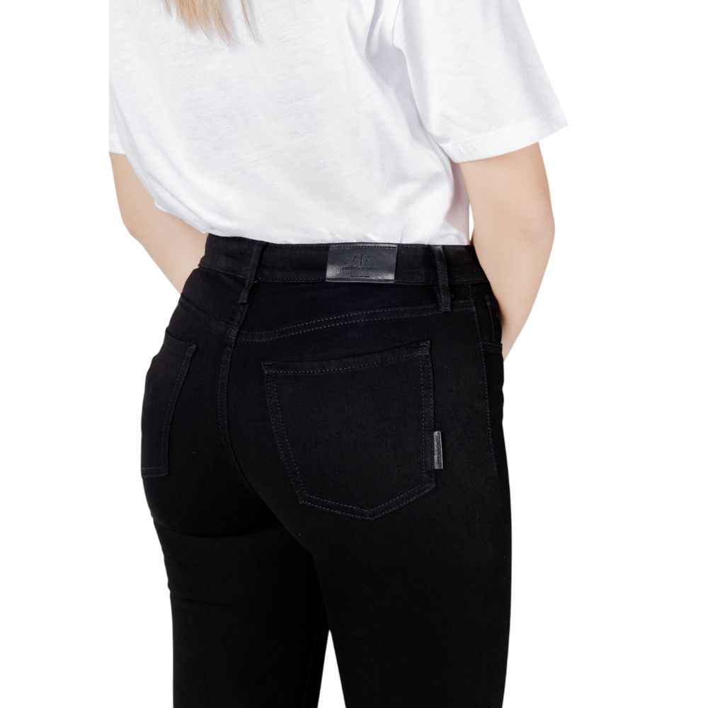 Armani Exchange Black Cotton Skinny Jean