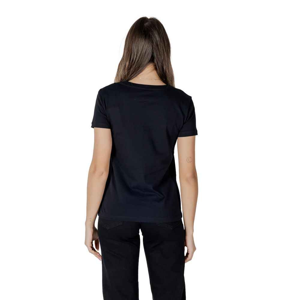 Armani Exchange Black Cotton T-Shirt