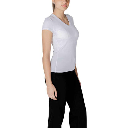 Armani Exchange White Cotton T-Shirt