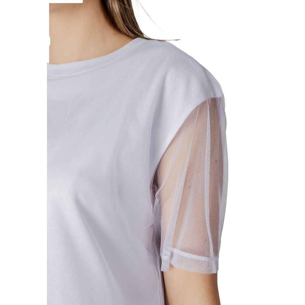 Armani Exchange White Cotton T-Shirt