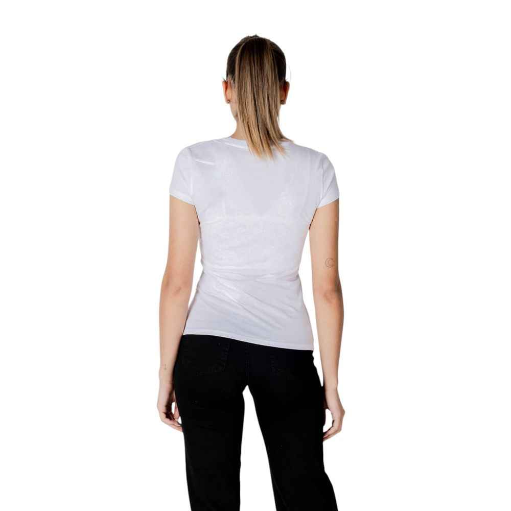 Armani Exchange White Cotton T-Shirt