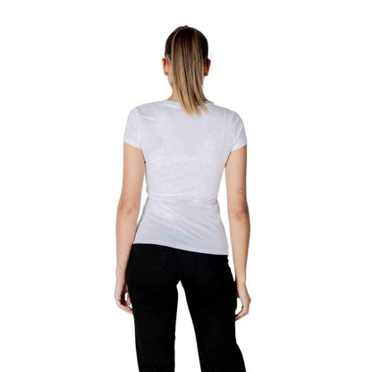 Armani Exchange White Cotton T-Shirt