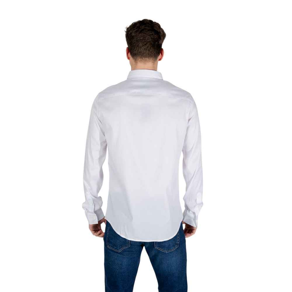 Armani Exchange White Lyocell Shirt