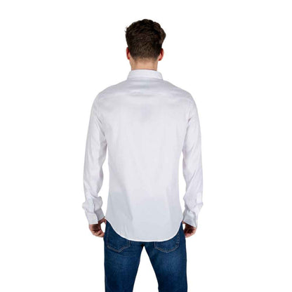 Armani Exchange White Lyocell Shirt