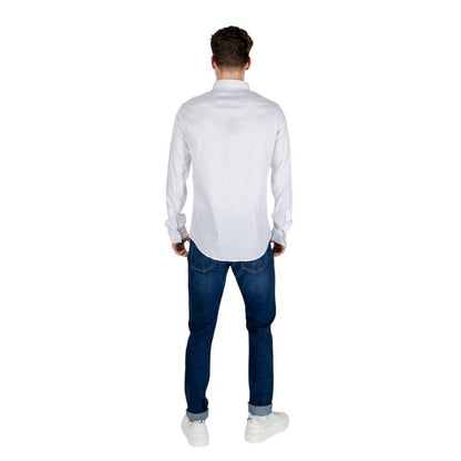 Armani Exchange White Lyocell Shirt