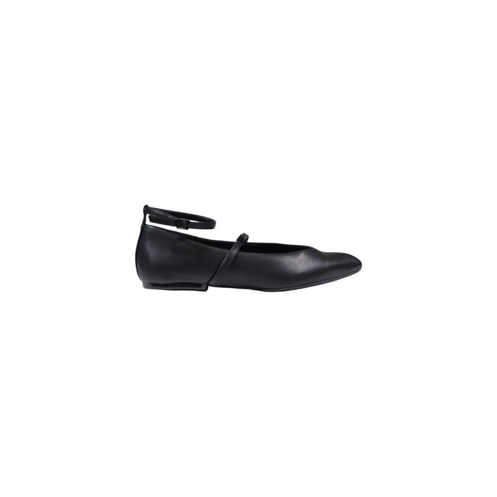 Armani Exchange XDD004 XV841 Polyester Flats – Black