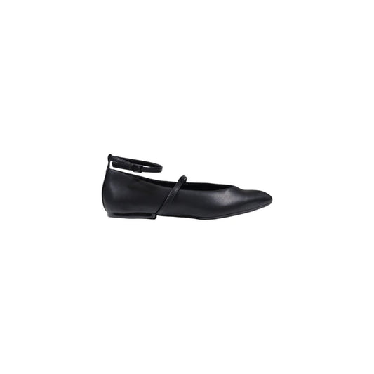 Armani Exchange XDD004 XV841 Polyester Flats – Black