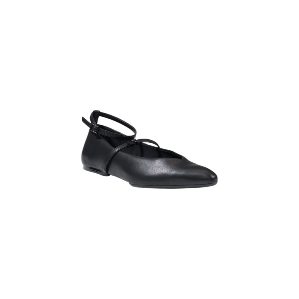 Armani Exchange XDD004 XV841 Polyester Flats – Black