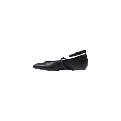 Armani Exchange XDD004 XV841 Polyester Flats – Black