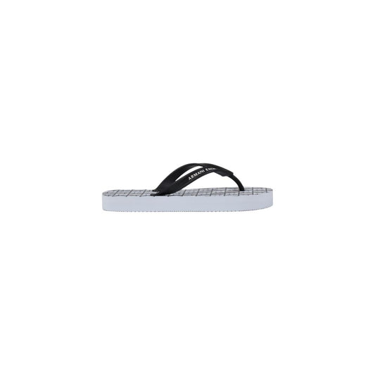 Armani Exchange XDQ010 XV700 Rubber Flip Flops White