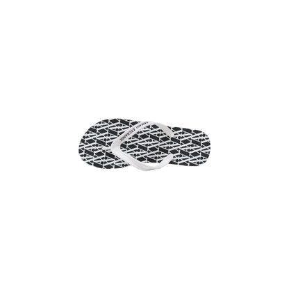 Armani Exchange XDQ010 XV700 Rubber Flip Flops Black White