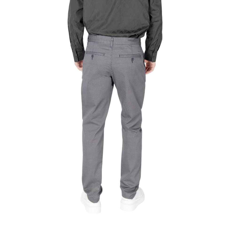Armani Exchange Blue Cotton Skinny Pant