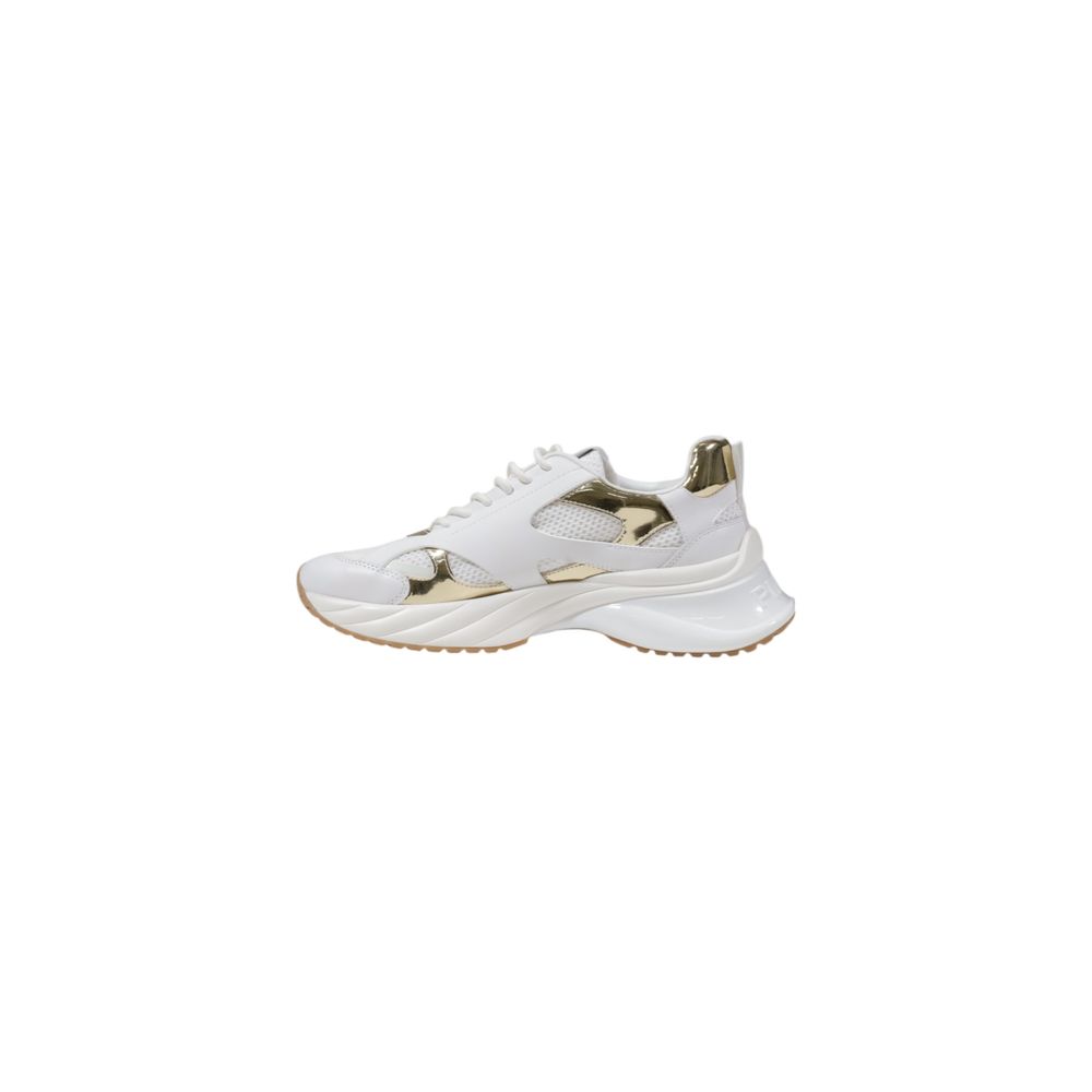Pinko SS0067E022 ARIEL 15 Leather Sneaker White Gold