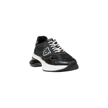 Pinko ARIEL 15 Leather Sneakers Sculpted Sole Black