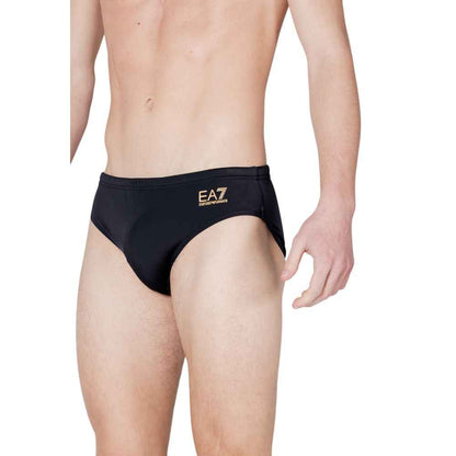 EA7 Emporio Armani Bicolor Polyester Swim Brief