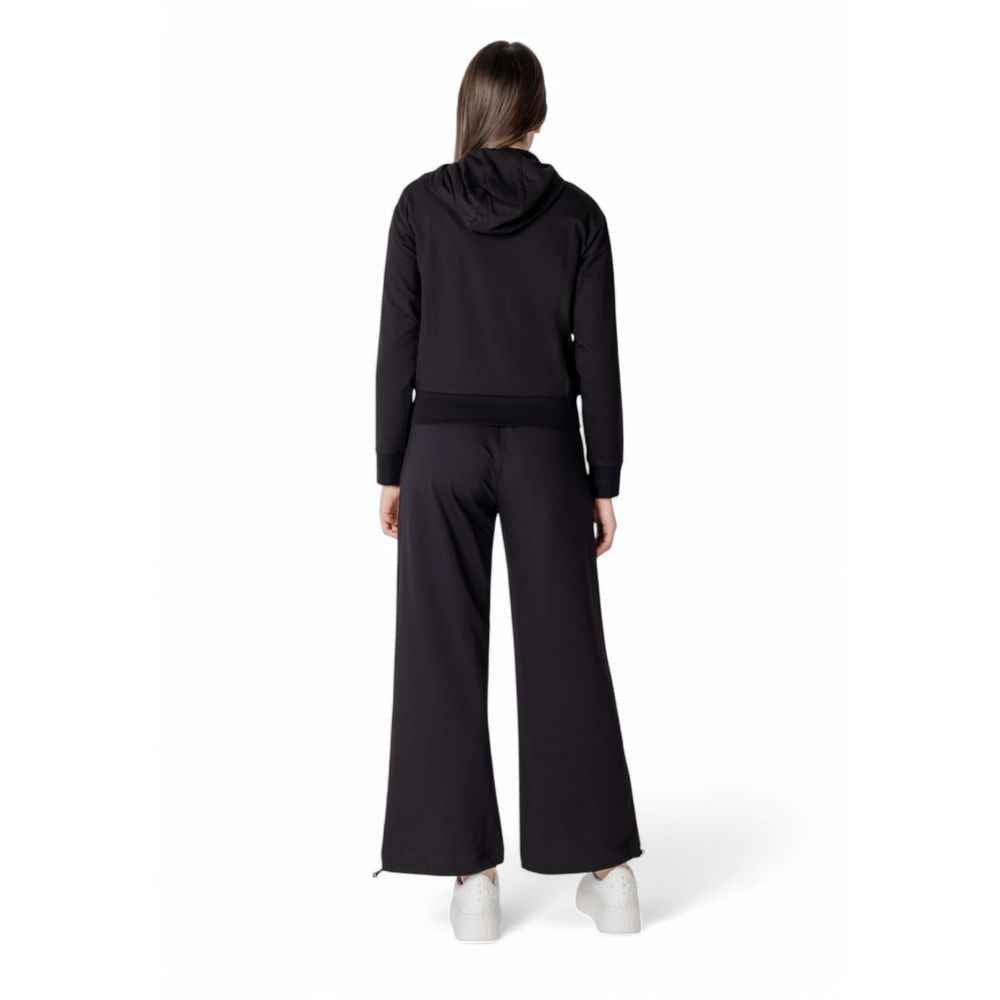 EA7 Emporio Armani Black Cotton Tracksuit