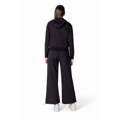 EA7 Emporio Armani Black Cotton Tracksuit