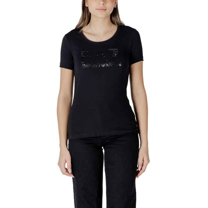 EA7 Emporio Armani Cotton T-Shirt - Black Size Medium