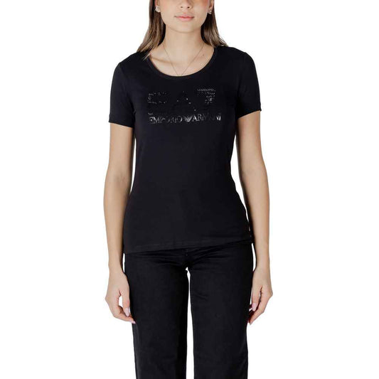EA7 Emporio Armani Cotton T-Shirt - Black Size Medium