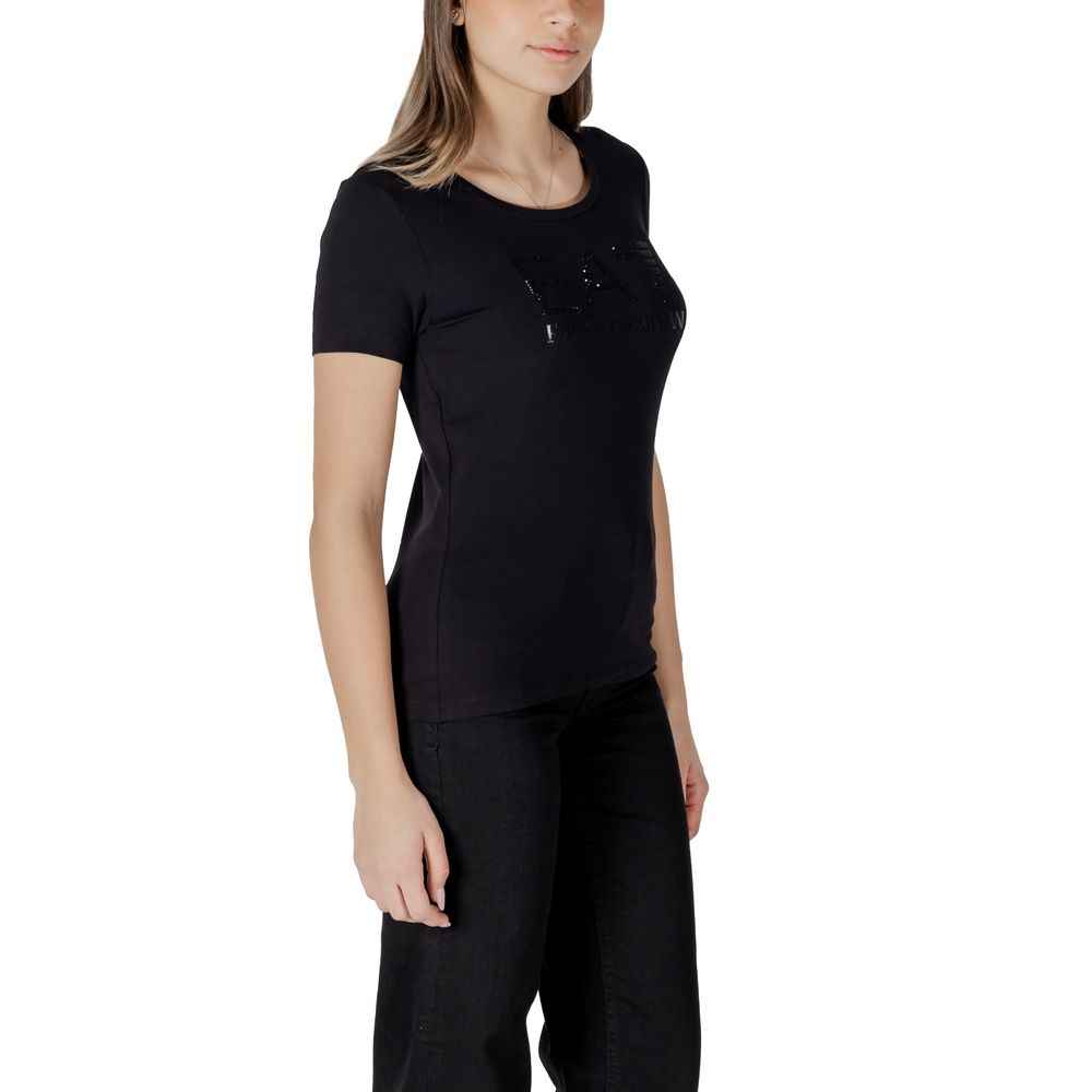 EA7 Emporio Armani Cotton T-Shirt - Black Size Medium