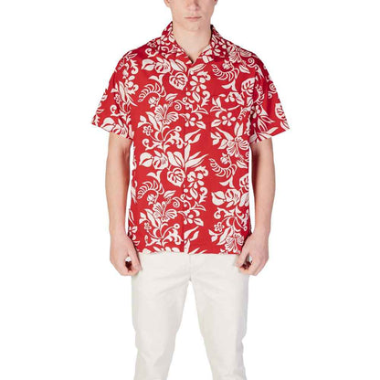 Replay Red Cotton Shortsleeve