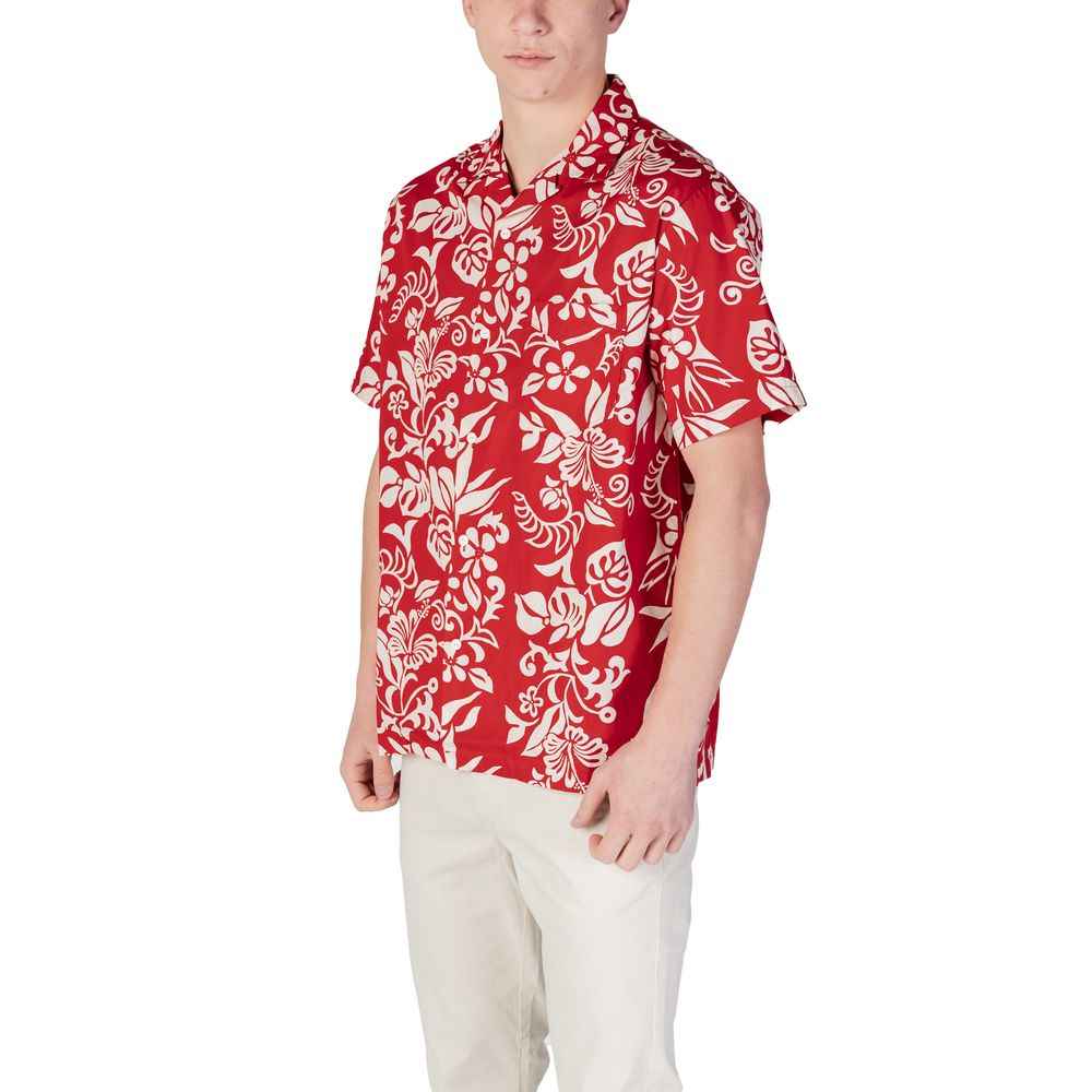 Replay Red Cotton Shortsleeve
