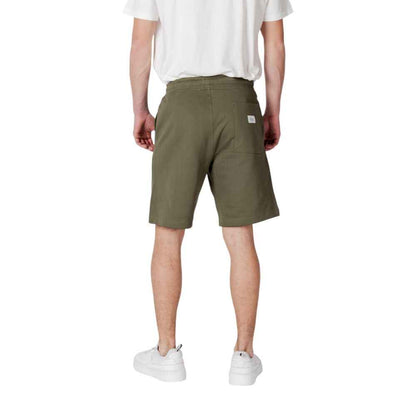 Replay Green Cotton Bermuda