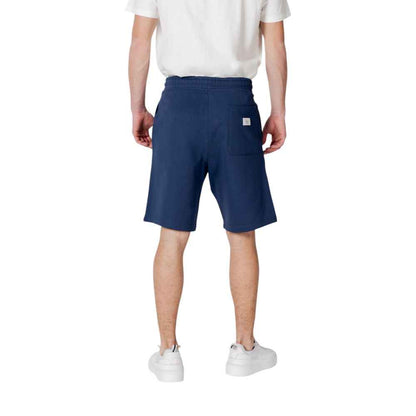 Replay Blue Cotton Bermuda
