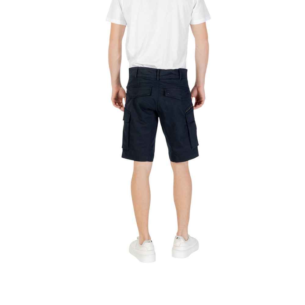 Replay Blue Cotton Bermuda