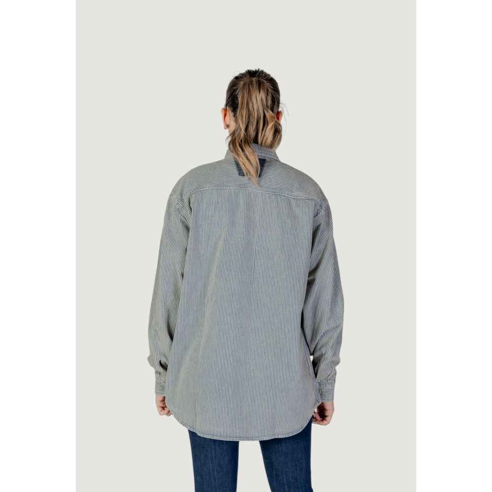 Replay Blue Cotton Shirt