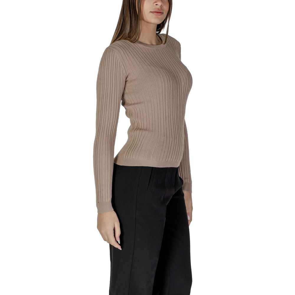 Vila Kleding Gerecyclede Polyester Sportkleding - Beige