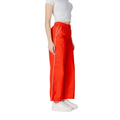 Only Red Cotton Pant